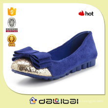 China factory OEM hot selling ladies casual big bow flexible flat shoes
